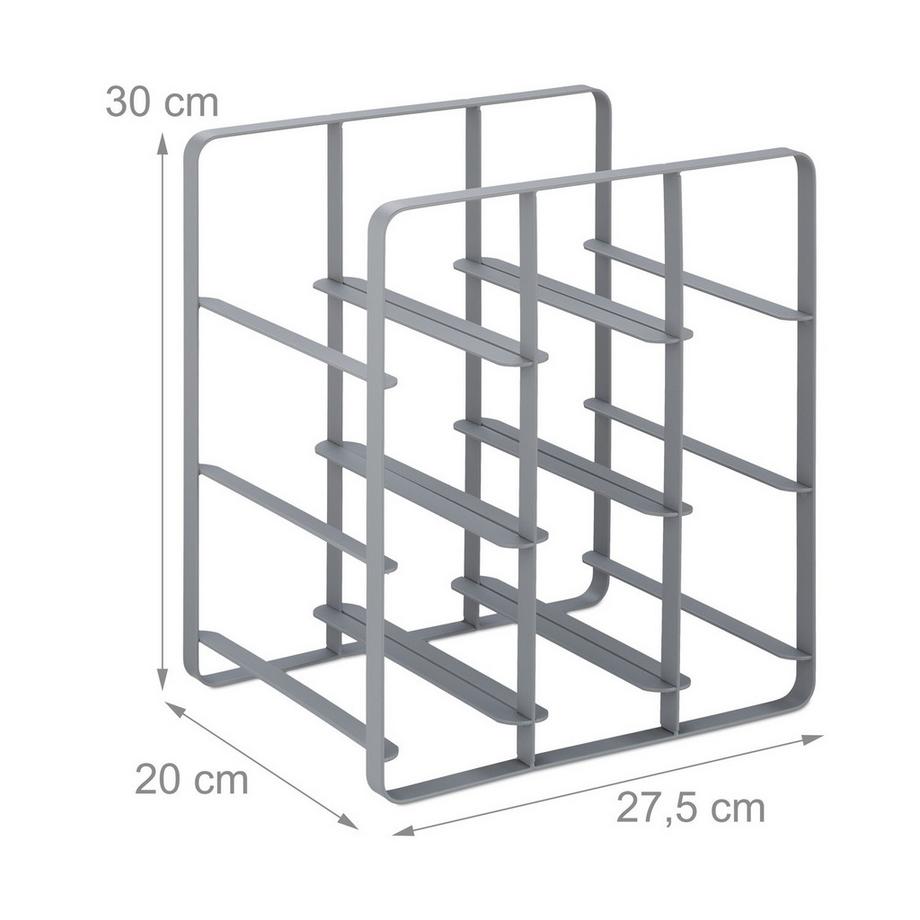 B2X Weinregal aus Metall für 9 Flaschen  