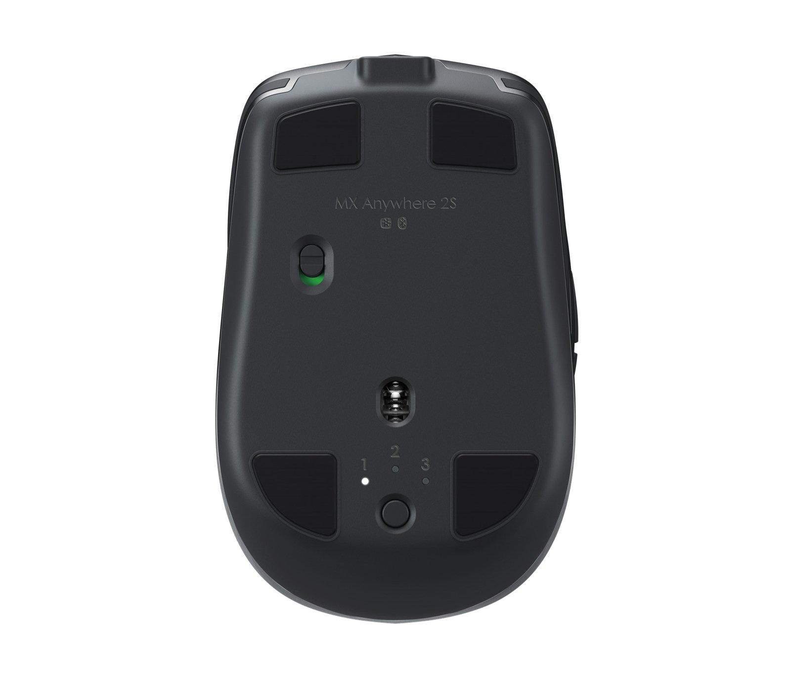 Logitech  MX Anywhere 2S souris Droitier RF sans fil + Bluetooth Laser 4000 DPI 