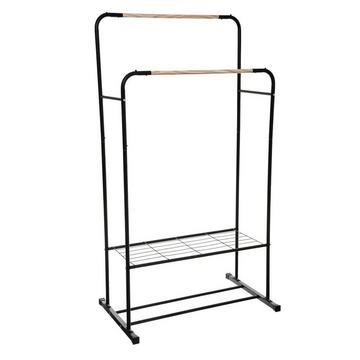 Kleiderständer aus Metall - Schwarz - 80 x 50 x 150 cm