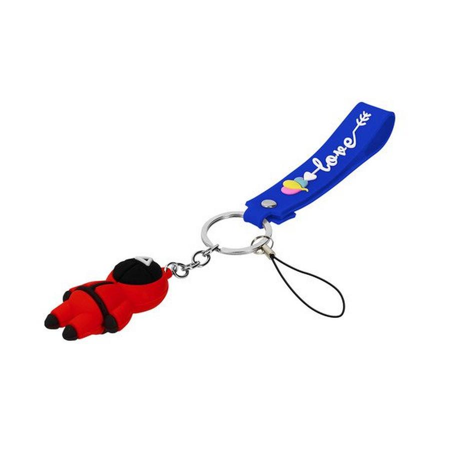 Avizar  Porte Clé Squid Game Dragonne Bleu 