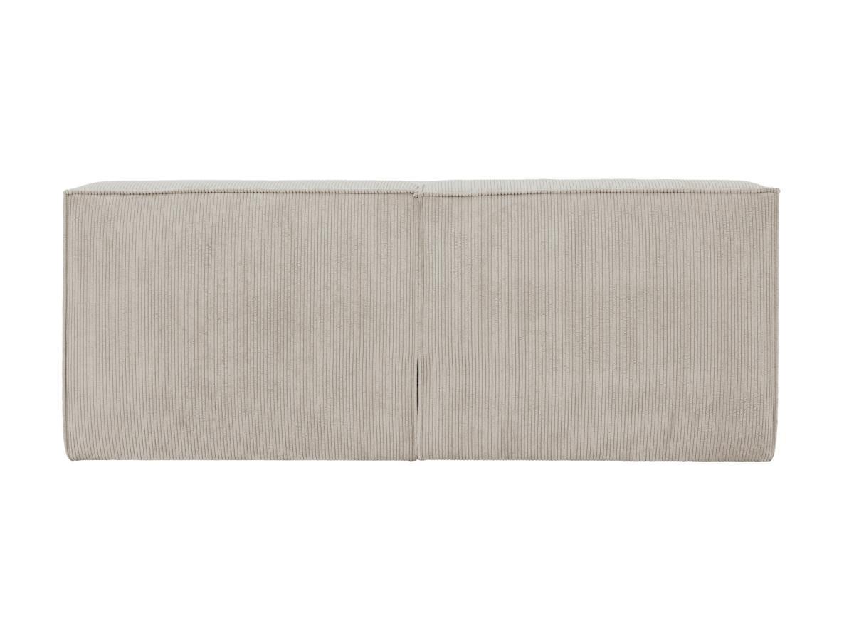 PASCAL MORABITO Tête de lit 220 cm - Velours côtelé - Beige - TIMANO de Pascal Morabito  