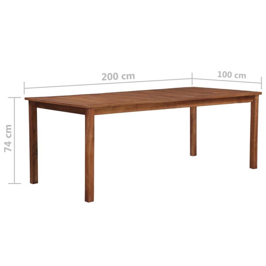 VidaXL Table de salle à manger bois  