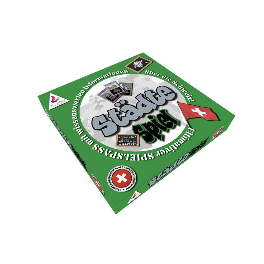 Brettspiel STÄDTE-SPIEL Schweiz (Deutsch)