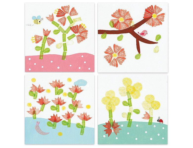 Djeco DJECO Stempelset Blumen  