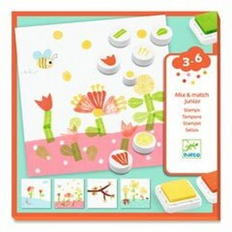 Djeco DJECO Stempelset Blumen  