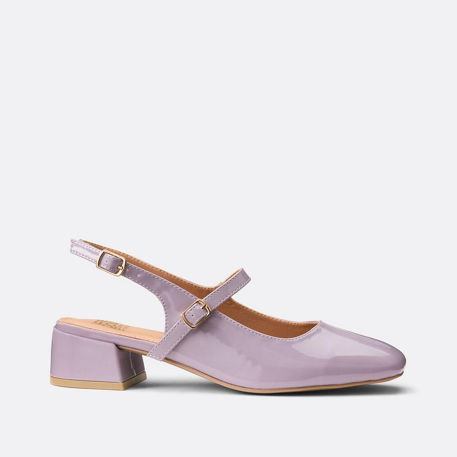 La Redoute Collections Ballerine Sling con Tacco Piccolo Sling-Ballerinas mit kleinem Absatz 