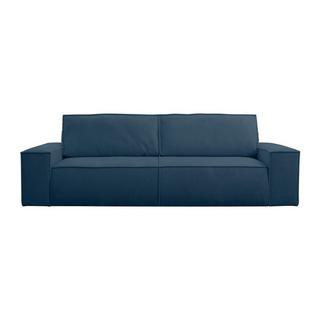 PASCAL MORABITO Divano letto 3 posti in Velluto a coste Blu marine AMELIA di PASCAL MORABITO  