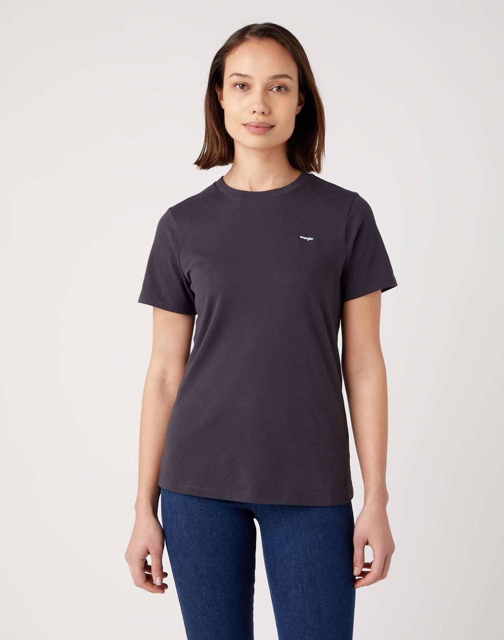 Image of T-shirts Slim Tee Damen Schwarz S