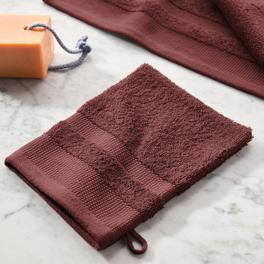 La Redoute Intérieurs 4er-Pack Waschhandschuhe  