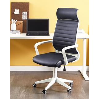 Beliani Chaise de bureau en Cuir PU Moderne LEADER  