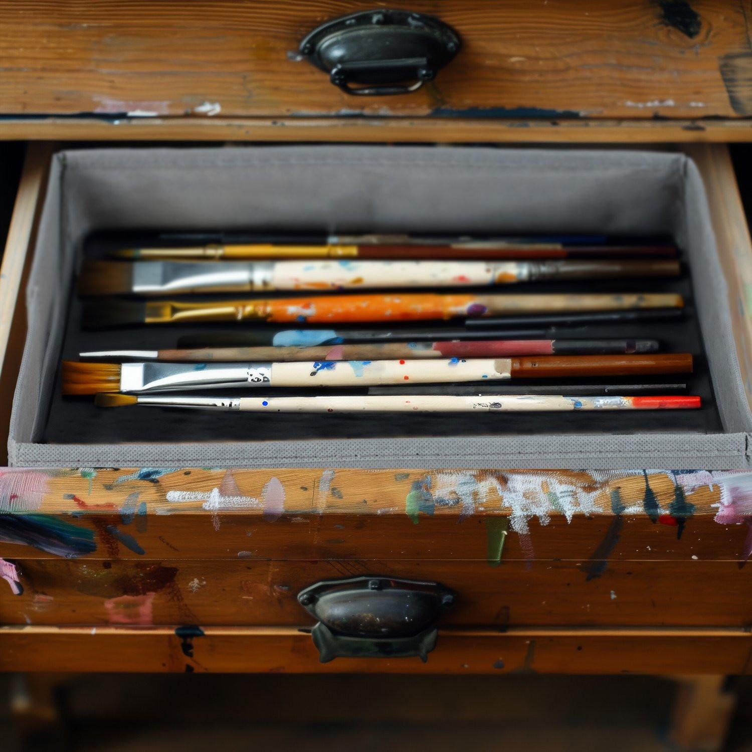 B2X 4-teilige Schubladeneinteilung aus Vlies  