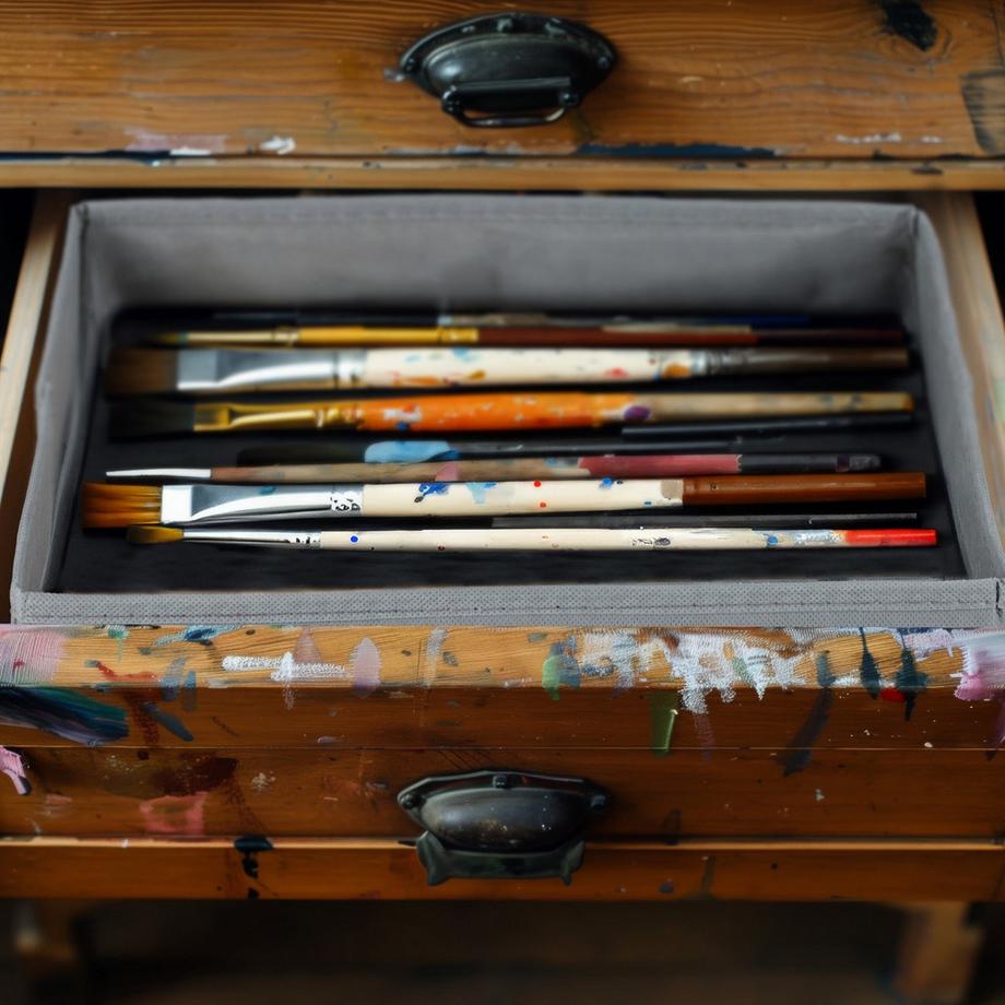 B2X Divisorio per cassetti in pile a 4 scomparti  