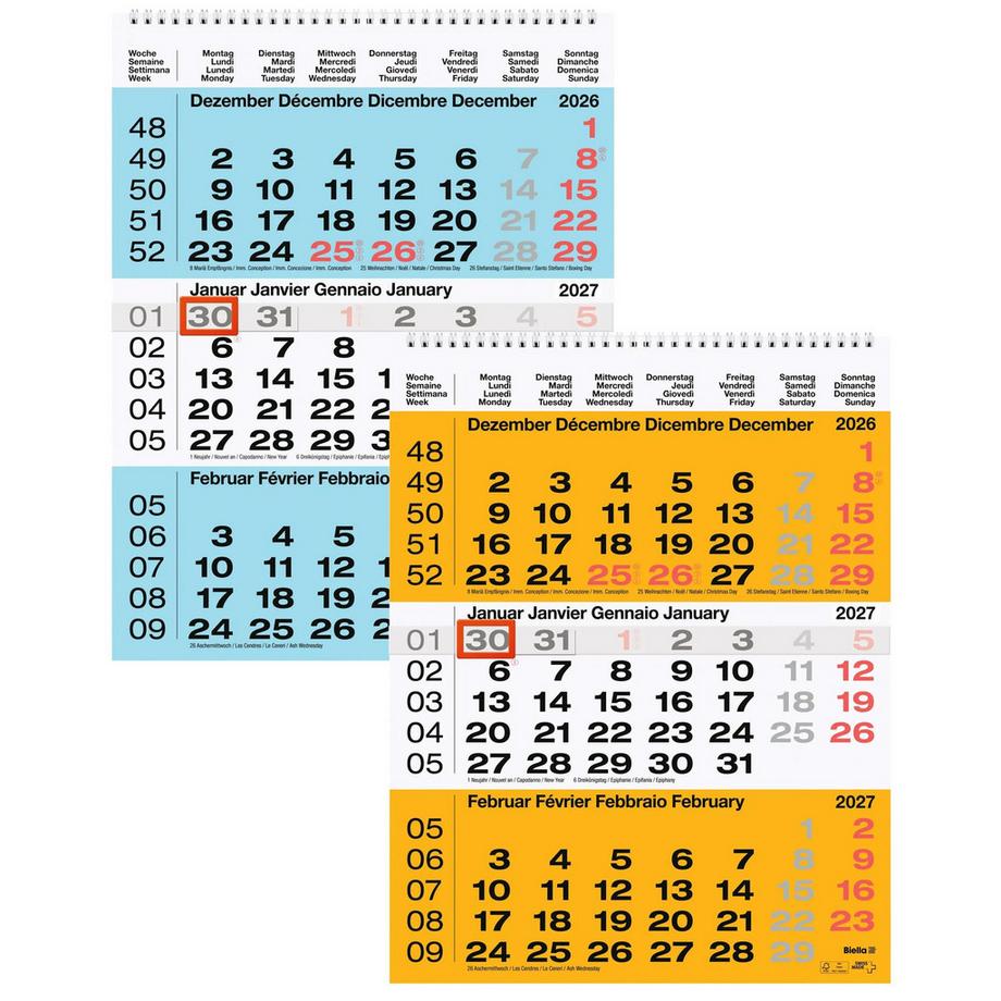 3-Monatskalender
