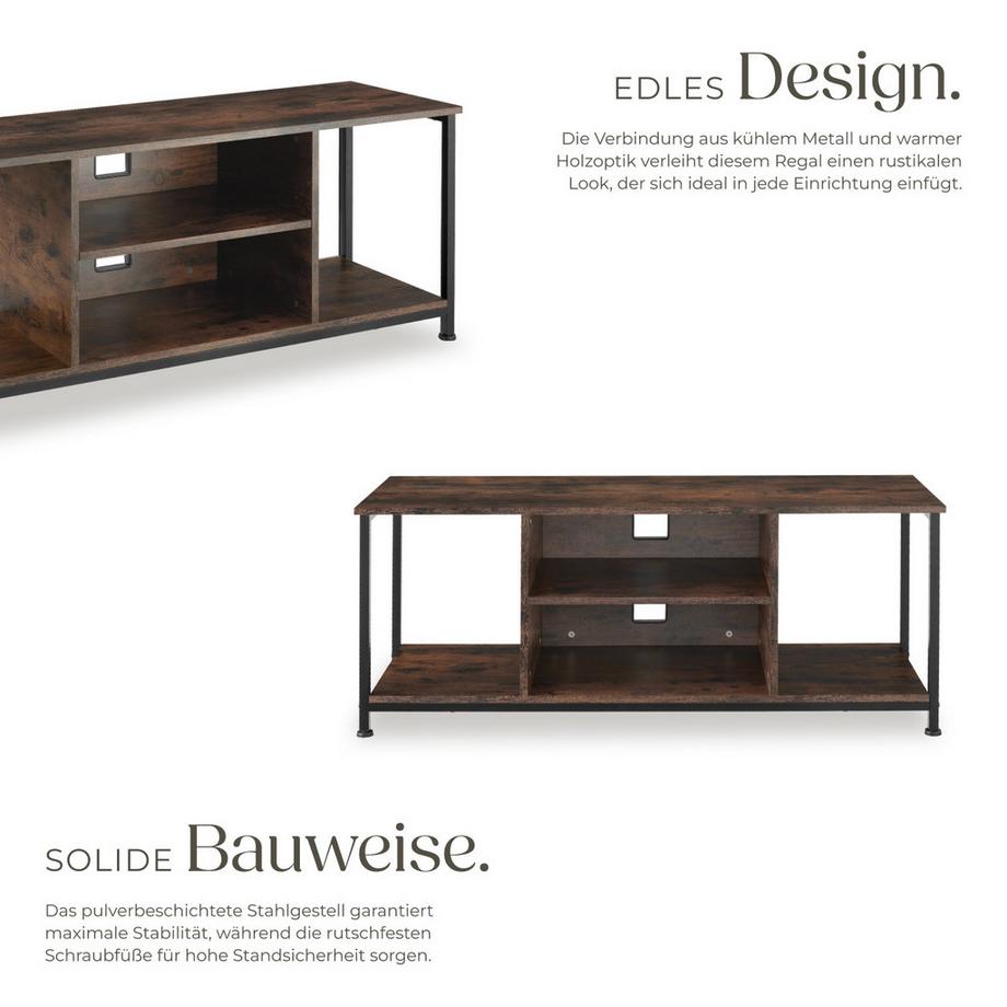 Tectake Mobile TV Denver stile industriale  