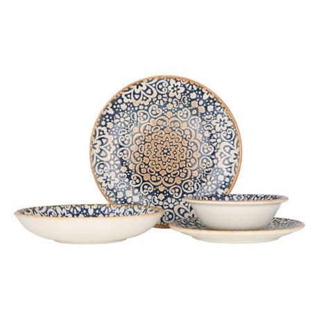 Bonna  Ensembles de vaisselle - Alhambra (Medium)  - 24 pièces - 6 Personnes - Porcelaine 