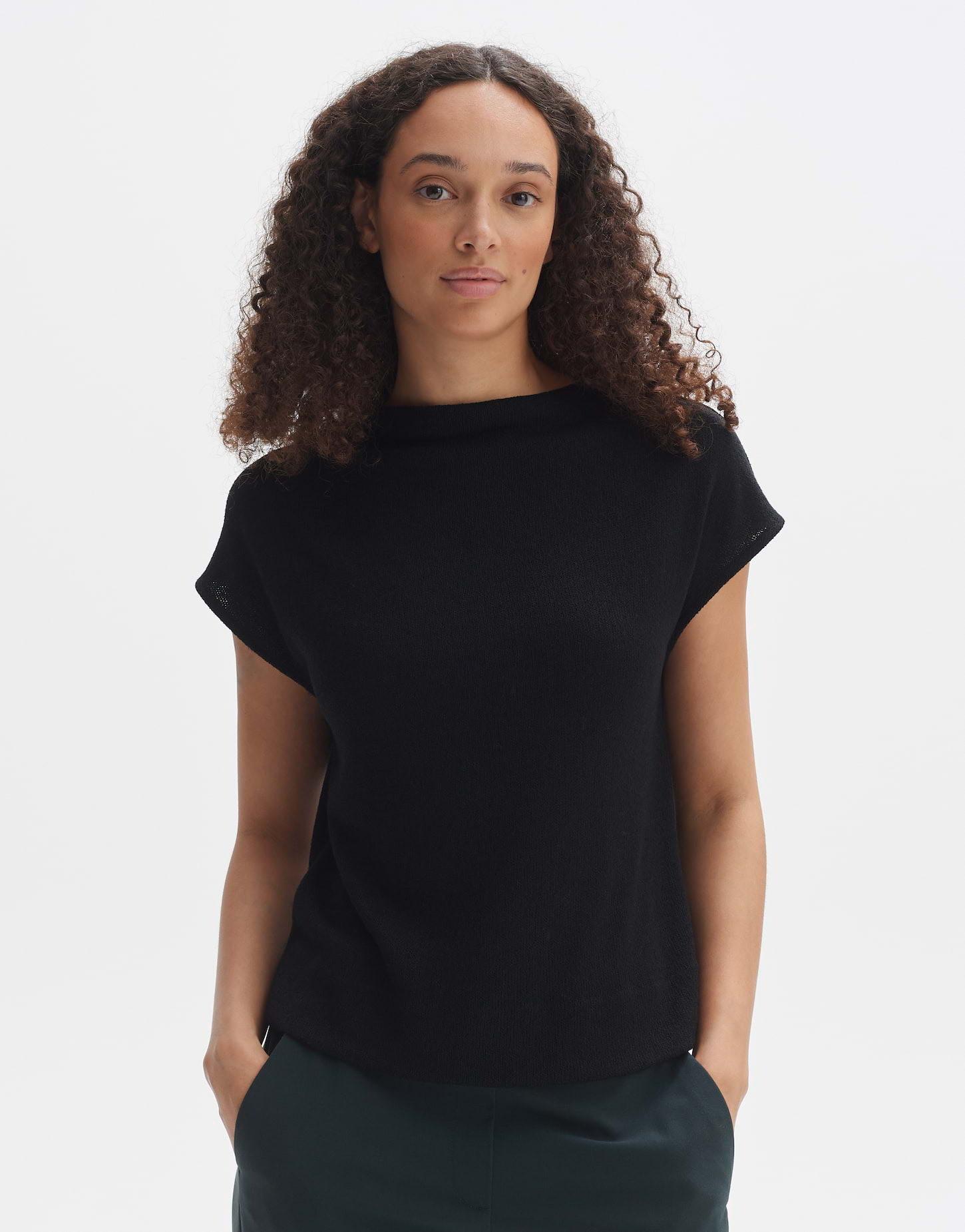 Image of Shirt Sibaku Gerader Schnitt Unisex Schwarz 40