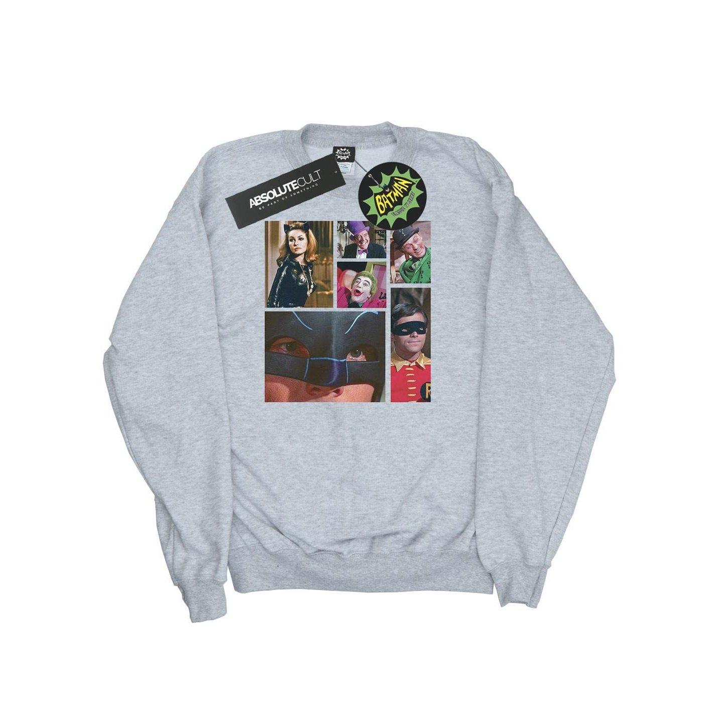 Image of Batman Tv Series Class Photo Sweatshirt Herren Grau XXL