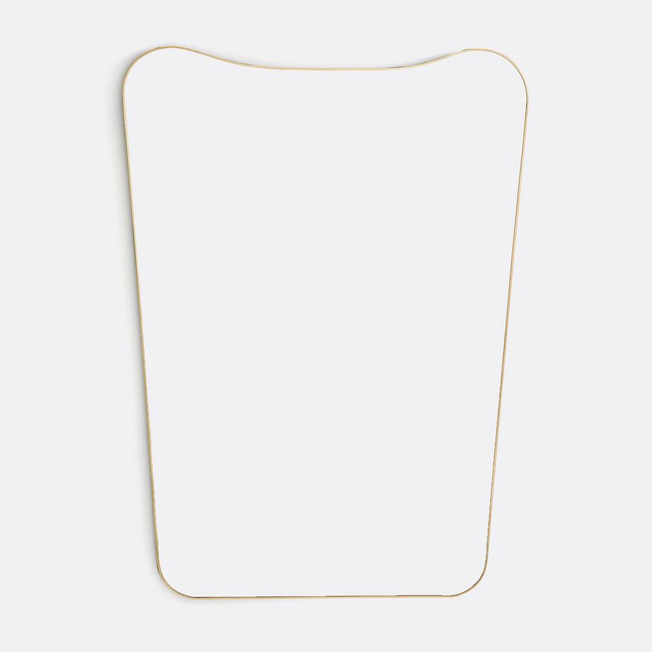 Miroir en laiton 90 x 65 cm