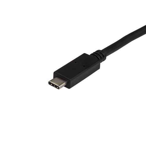 Image of StarTech.com USB-A auf USB-C Kabel - StSt - 0,5m - USB 3.1(10Gbits)