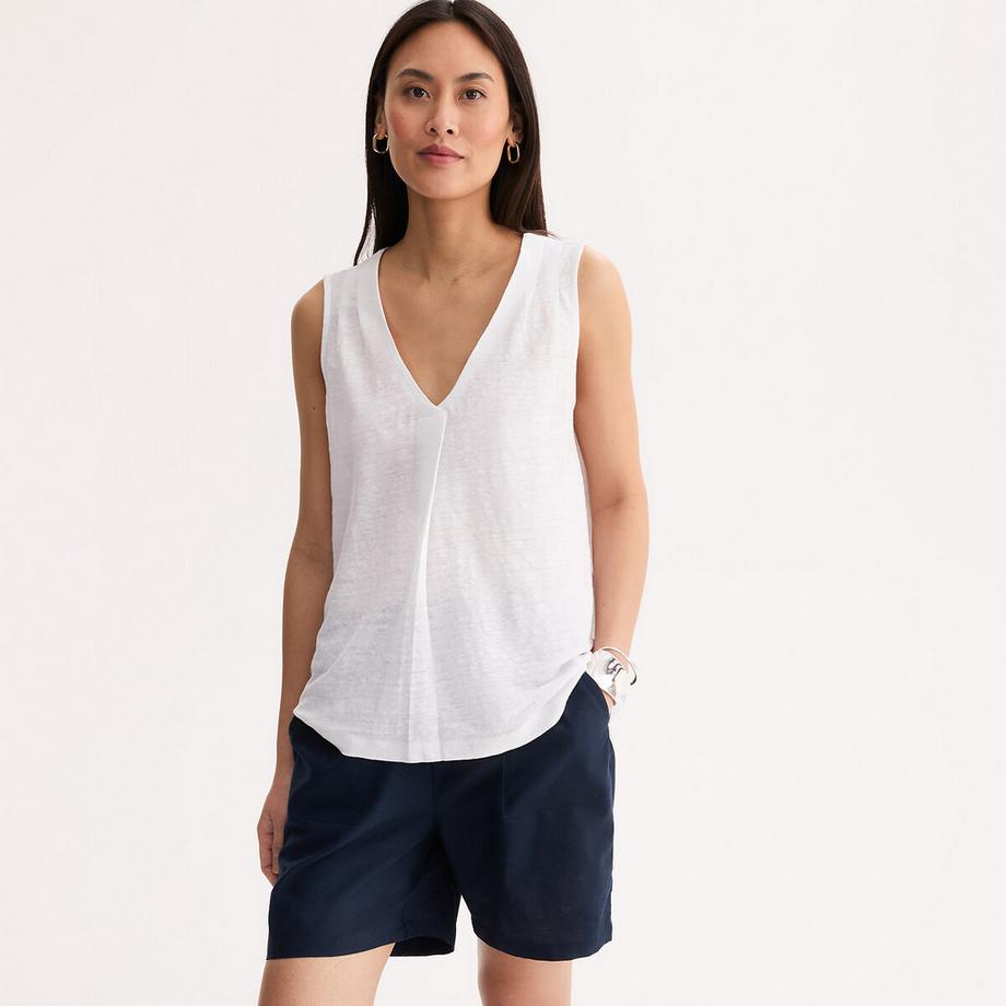 T-Shirt aus reinem Leinen