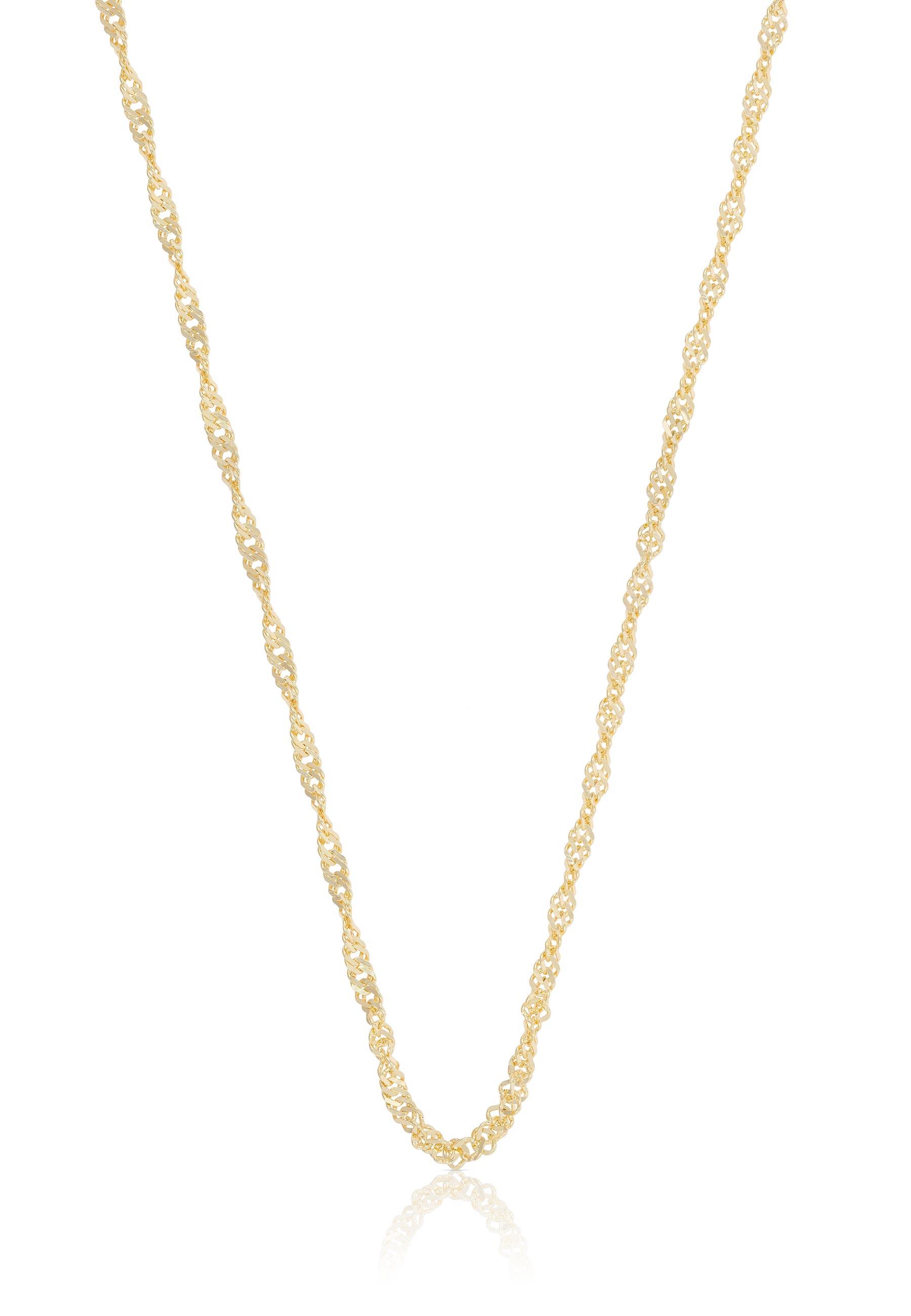 Image of Collier Singapur Gelbgold 750, 1.8mm, 38cm Damen Gelbgold 38cm