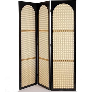 Paravent Josine noir 150x180