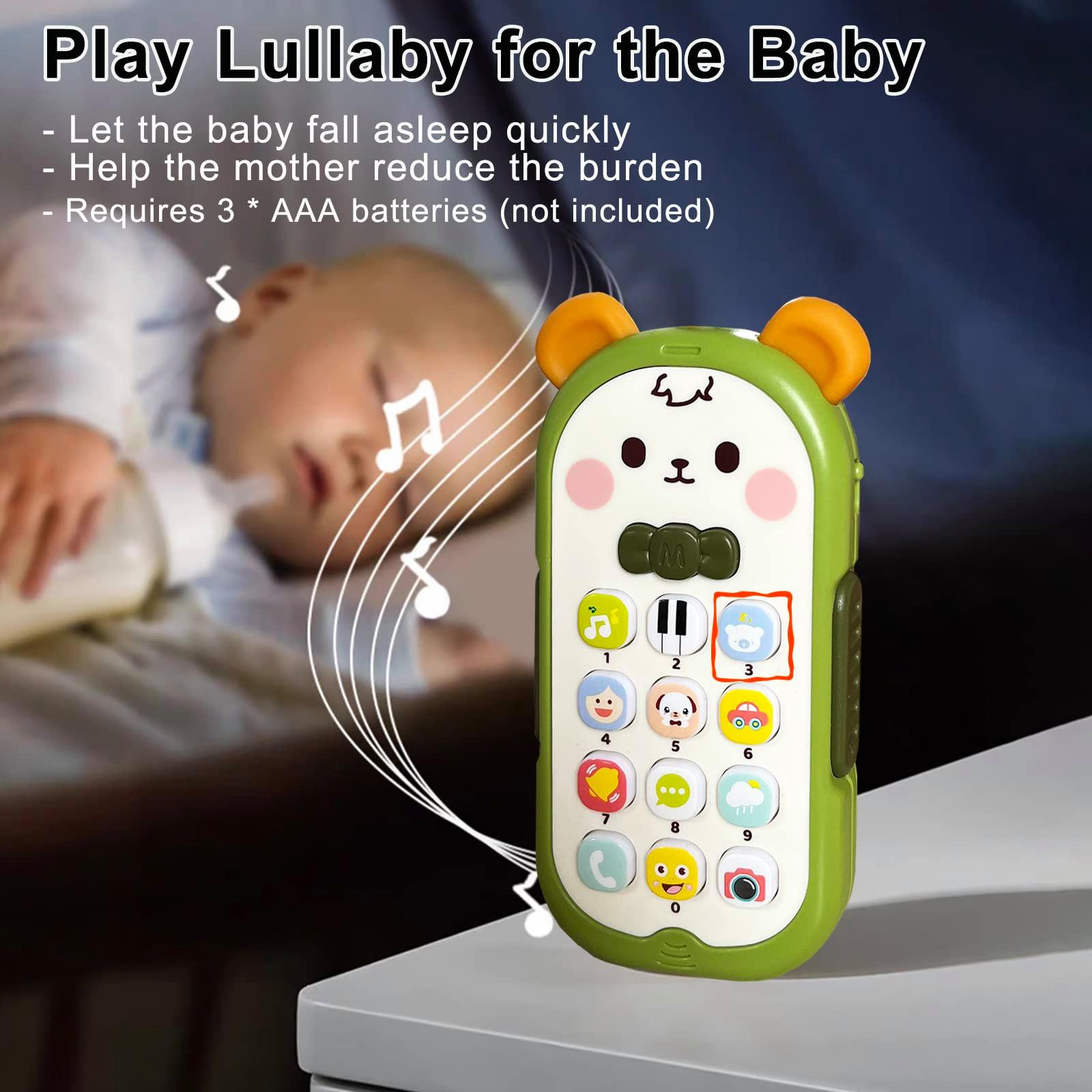 Activity-board  Babyhandy Musikspielzeug, Kinderhandy mit Musiklicht, englischem Ton und verschiedenen Melodien, Babyhandy 