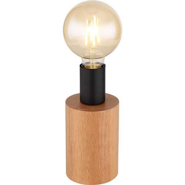 Image of Tischleuchte Kira Holz dunkel 1xE27 Tischleuchte Kira Holz dunkel 1xE27