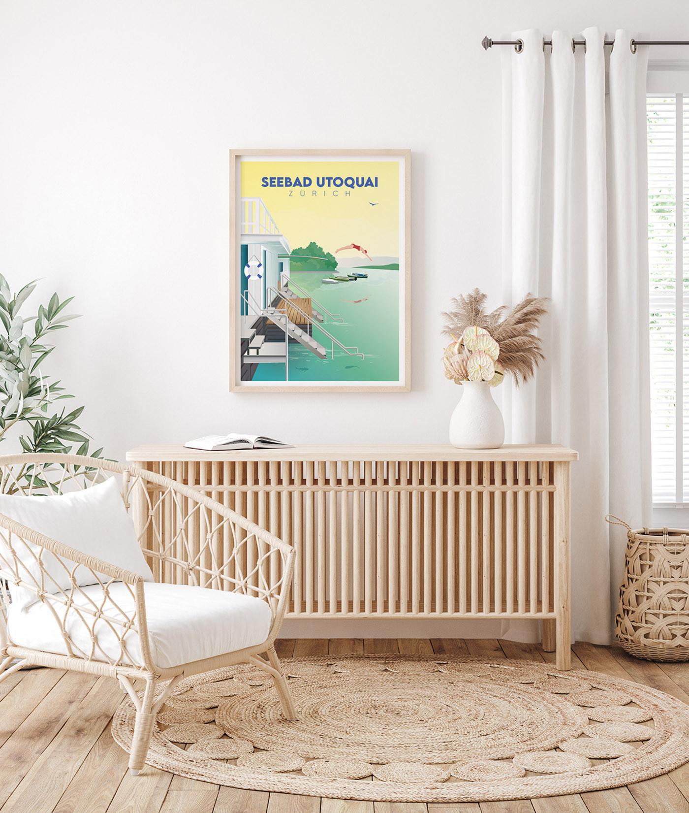 La-Jonx Seebad Utoquai - Poster  