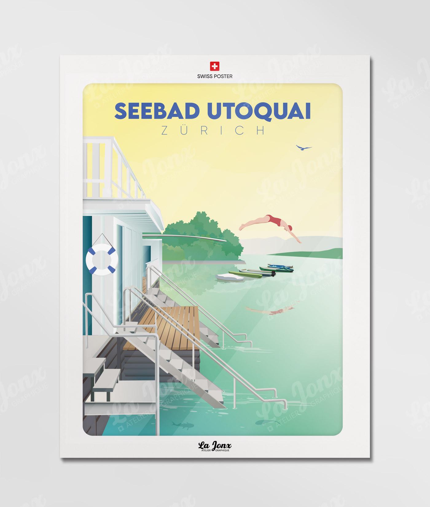La-Jonx Seebad Utoquai - Poster  