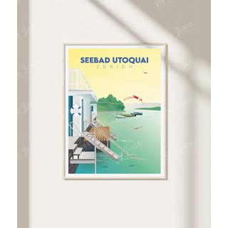 La-Jonx Seebad Utoquai - Poster  