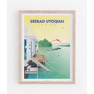 La-Jonx Seebad Utoquai - Poster  