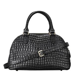 Maxwell Scott  LilianaS Croco -  Bowling Bag Handtasche in Krokodil Optik 