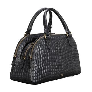 Maxwell Scott  LilianaS Croco -  Bowling Bag Handtasche in Krokodil Optik 