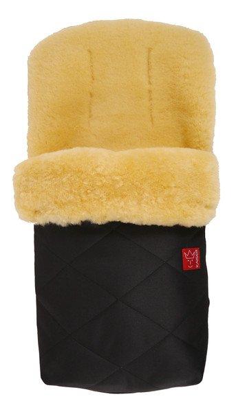 Kaiser  Lammfell Fusssack Natura black 