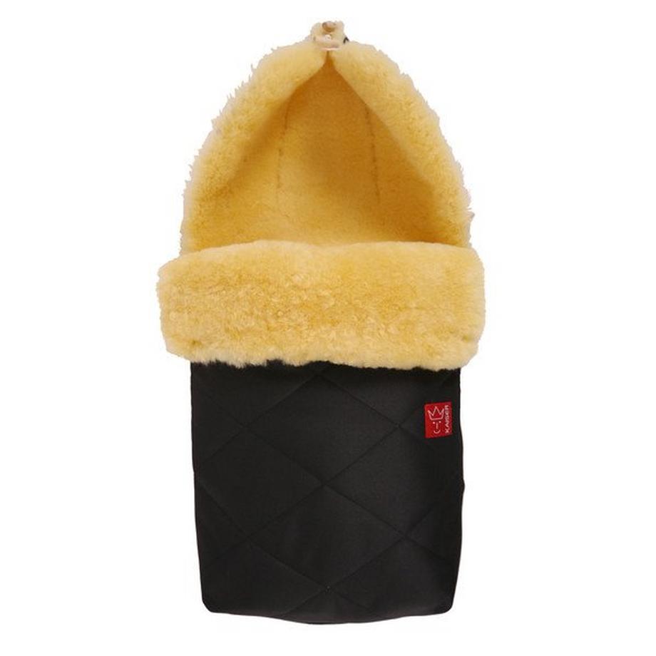 Kaiser  Lammfell Fusssack Natura black 