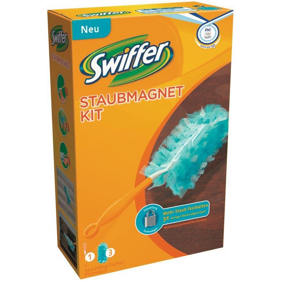 Swiffer  Staubmagnet Starterset (Griff + 3 Tücher) 
