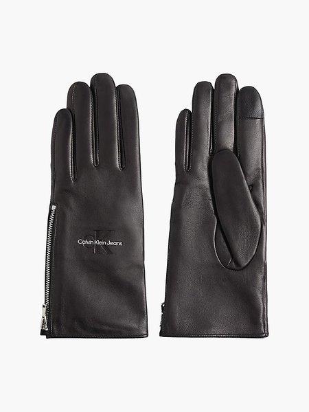 Image of Calvin Klein LEATHER GLOVES-ML - M/L