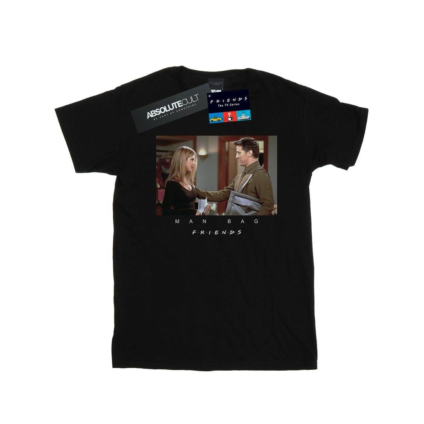 Image of Man Bag Tshirt Herren Schwarz L