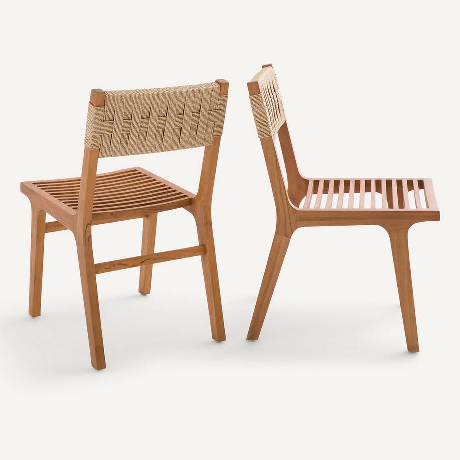 AM.PM Lot de 2 chaises de jardin  