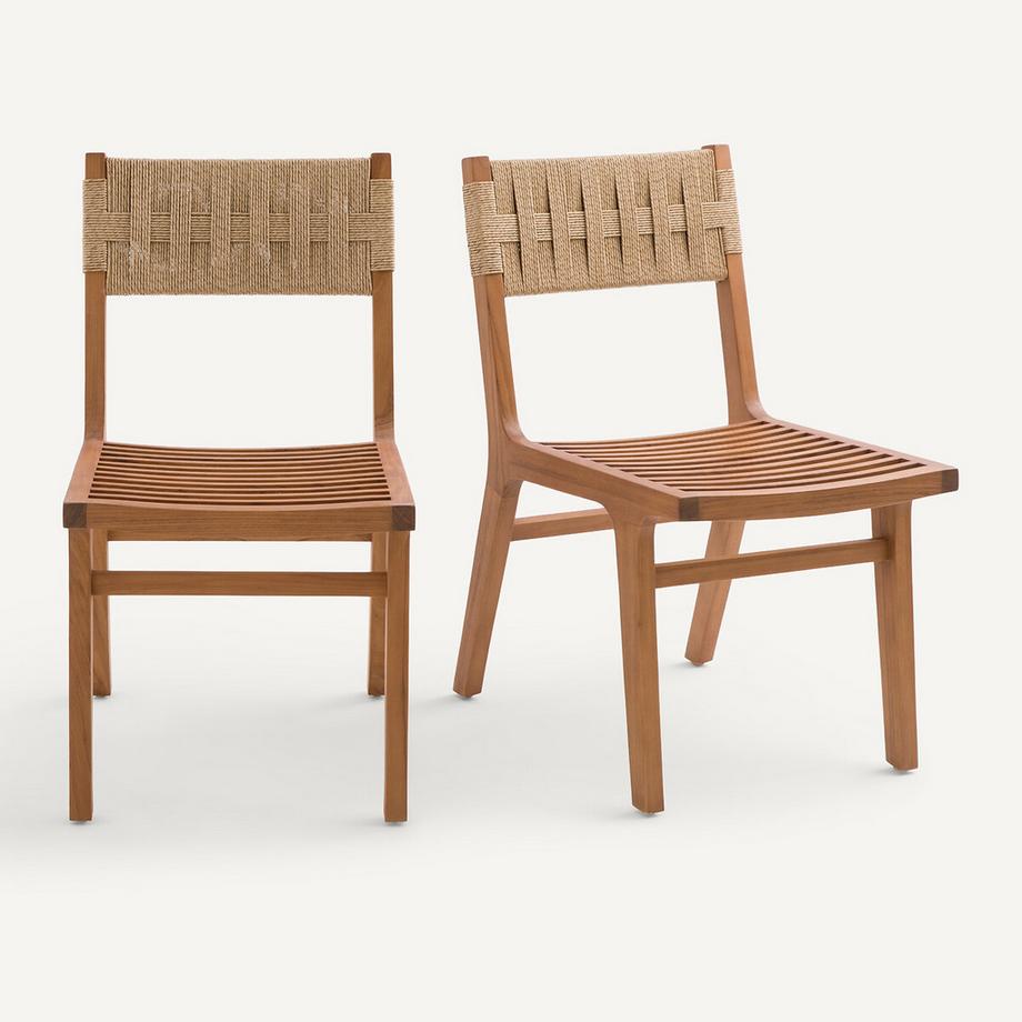 Lot de 2 chaises de jardin