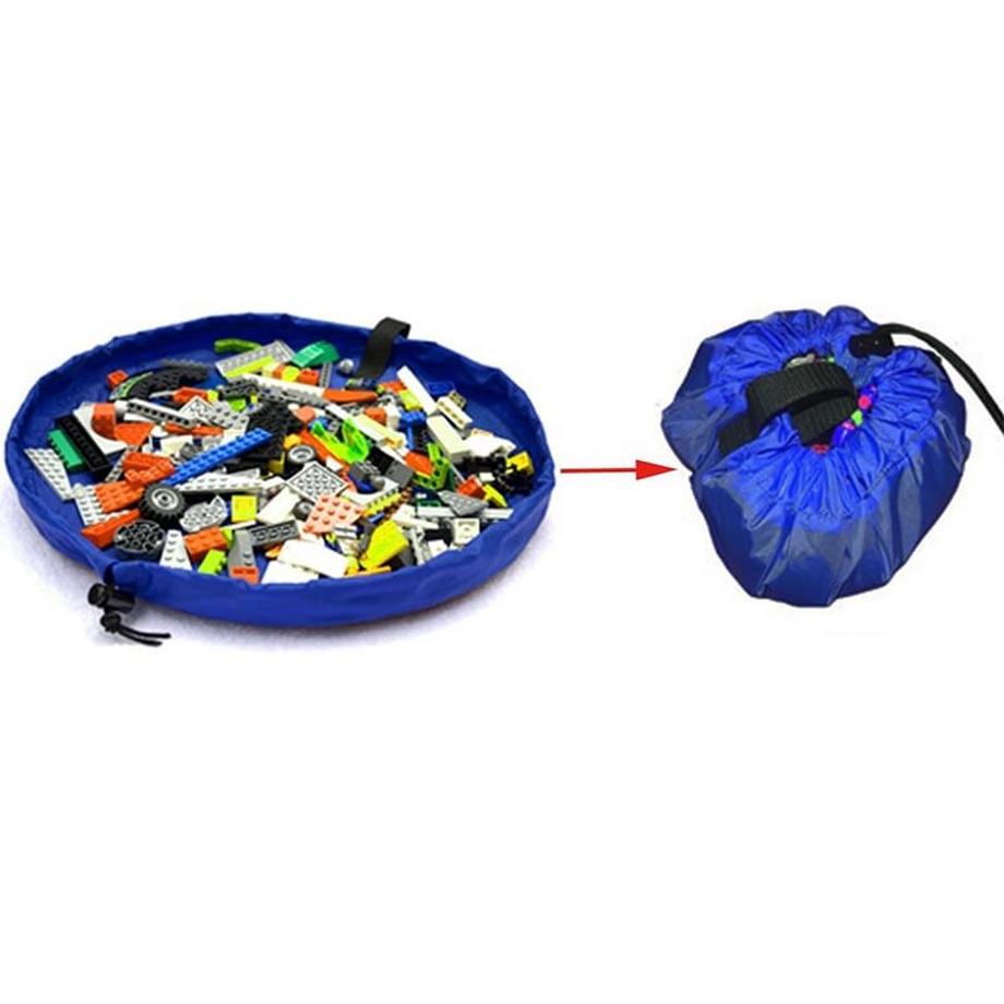 eStore Borsa portaoggetti / Tappetino da gioco per giocattoli - Blu  