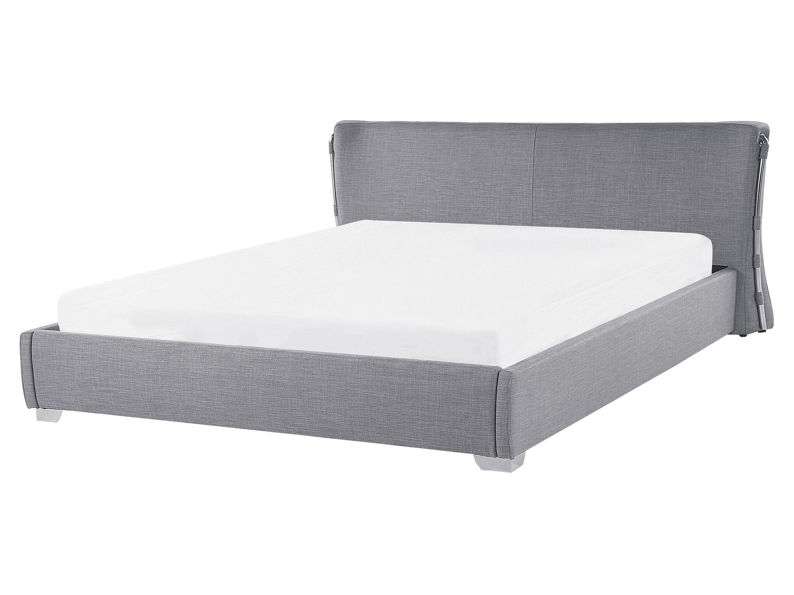 Image of Bett mit Lattenrost aus Polyester Retro PARIS Bett mit Lattenrost aus Polyester Retro PARIS