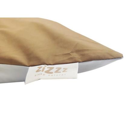 Zizzz Taie d'oreiller en percale de coton bio - 65x100 cm  