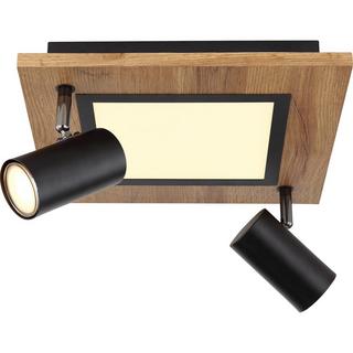 mutoni Plafonnier métal noir mat LED 30x30x18  