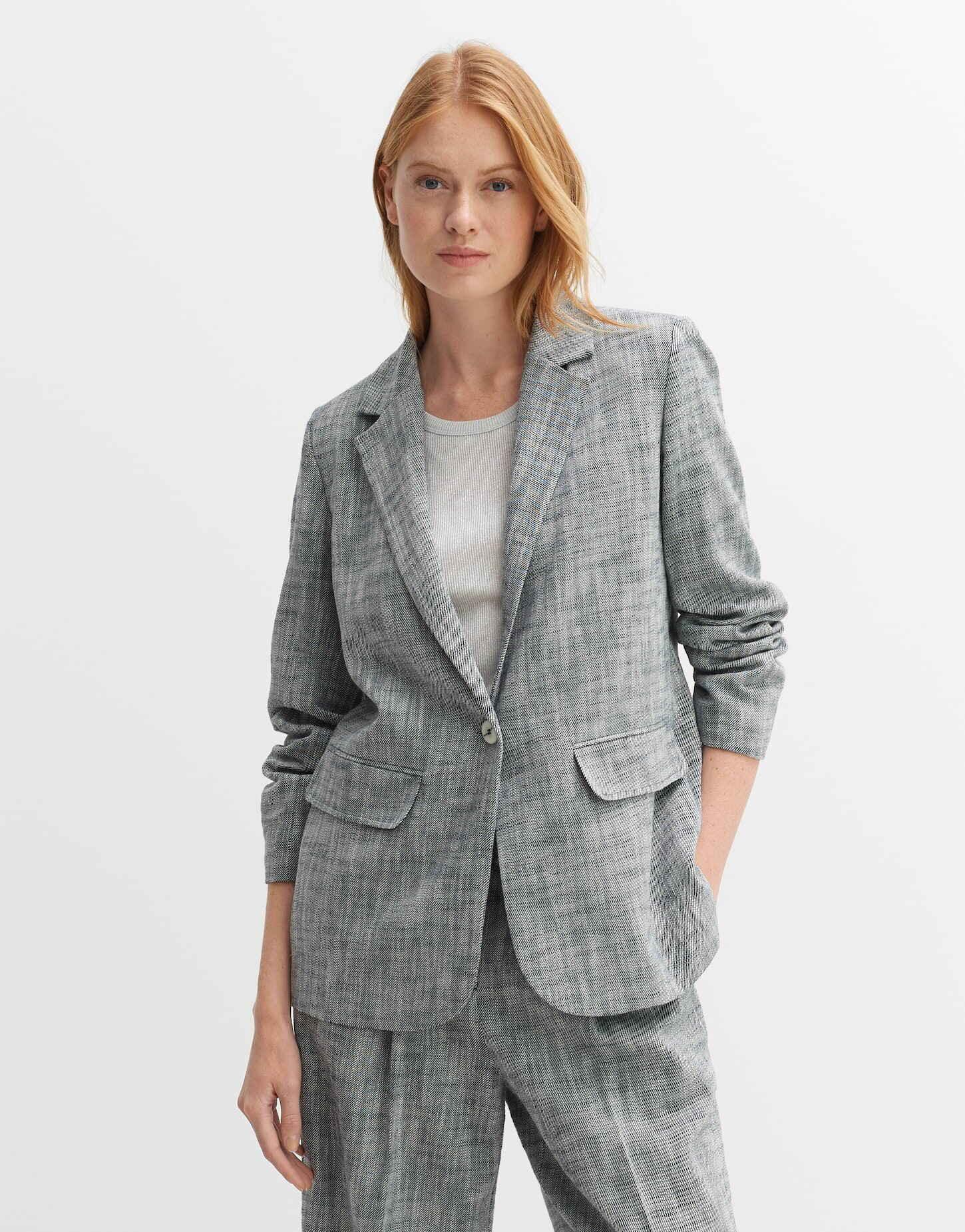 Image of Blazer Jadima Gerader Schnitt Damen Aquamarine 40