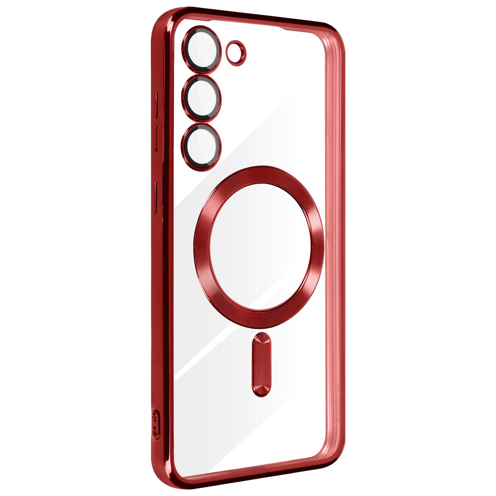 Avizar  Cover Samsung S23 MagSafe rosso 