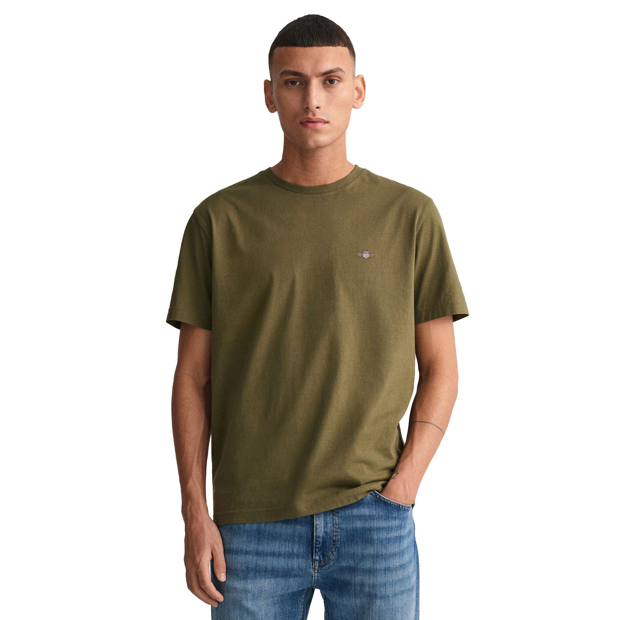 GANT Reg Shield Besticktes Logo Regular Fit T-Shirt  
