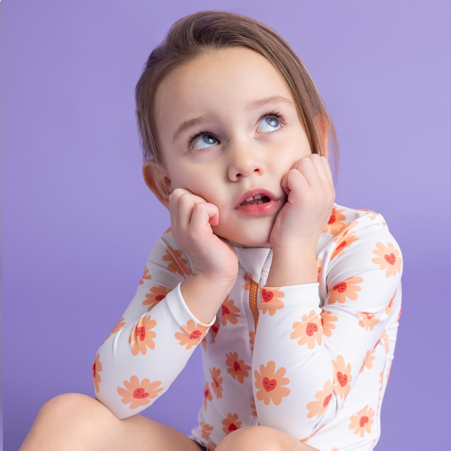 Swim Essentials  Schwianzug ädchen 122128 Flower Hearts 