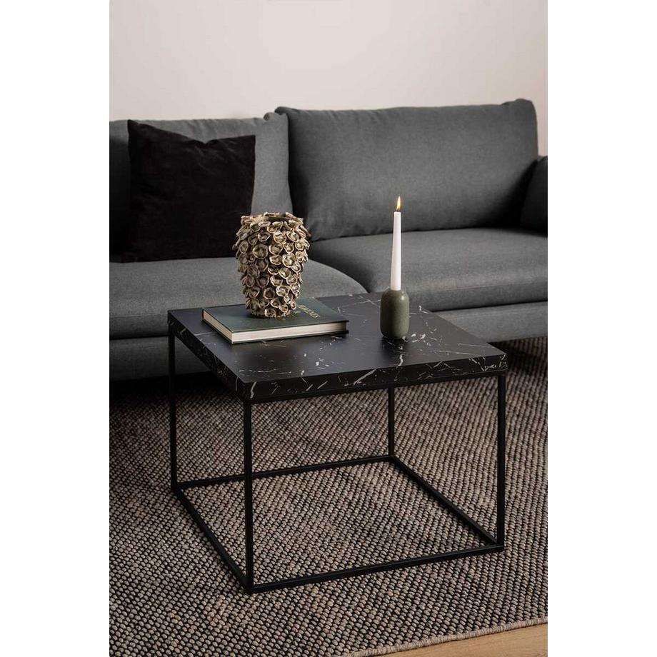 mutoni Table basse Brynlee noir 60x60  